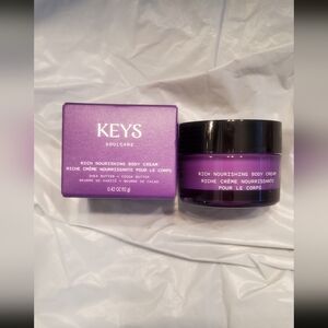 Keys Soulcare Rich Nourishing Body Cream Shea & Cocoa Butter NIB .42oz